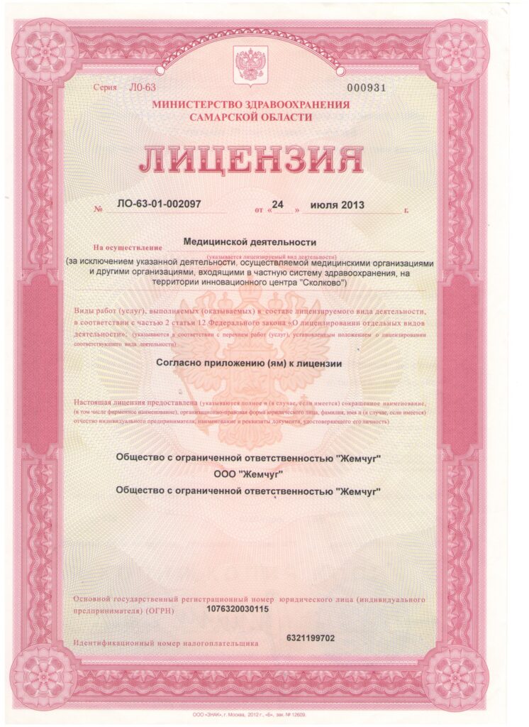 Лицензия